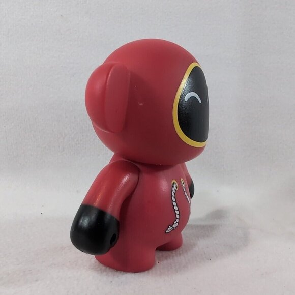 Kidrobot Monskey Vinyl Figure Red Black Hoodie Drawstrings Collectible - Picture 4 of 8